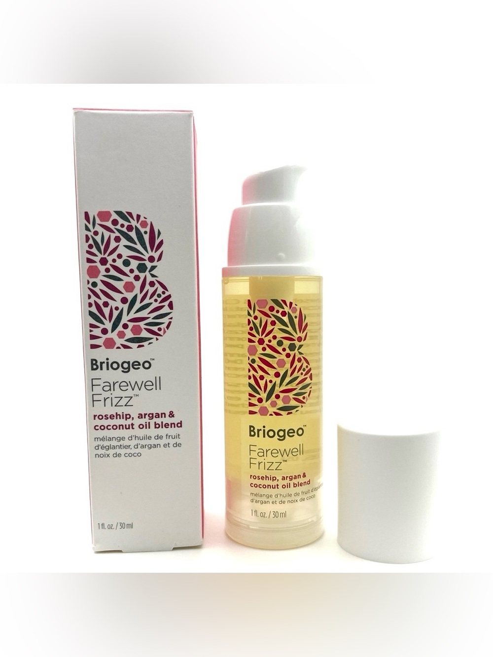 Briogeo Farewell Frizz Oil Blend - Rosehip, Argan & Coconut - RARE FIND!